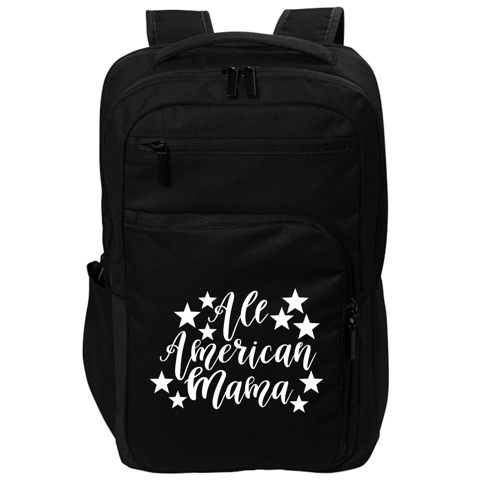 All American Mama 4th Of July Patriotic Gift Impact Tech Backpack