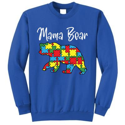 Autism Awareness Mama Bear Proud Autistic Mom Love Cute Funny Gift Sweatshirt