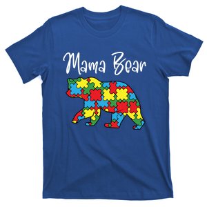 Autism Awareness Mama Bear Proud Autistic Mom Love Cute Funny Gift T-Shirt