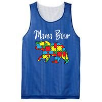 Autism Awareness Mama Bear Proud Autistic Mom Love Cute Funny Gift Mesh Reversible Basketball Jersey Tank