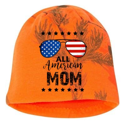 All American Mom 4th Of July Family Matching Kati - Camo Knit Beanie