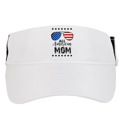 All American Mom 4th Of July Family Matching Adult Drive Performance Visor