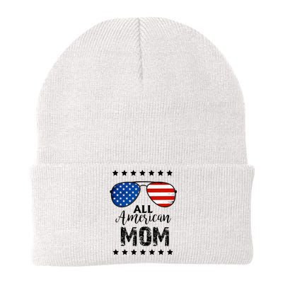 All American Mom 4th Of July Family Matching Knit Cap Winter Beanie