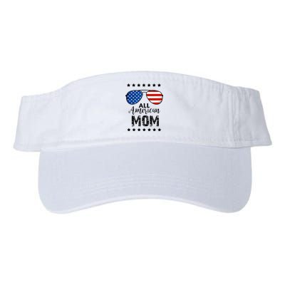 All American Mom 4th Of July Family Matching Valucap Bio-Washed Visor