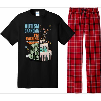 Autism Awareness Mom: Raising A Groovy Hero Cute Gift Pajama Set