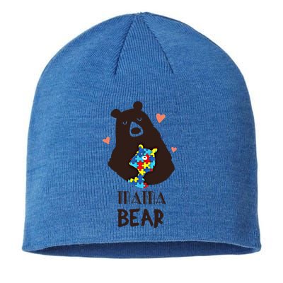 Autism Awareness Mama Bear Mom Gift Sustainable Beanie