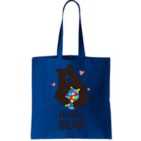 Autism Awareness Mama Bear Mom Gift Tote Bag