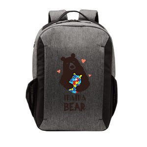 Autism Awareness Mama Bear Mom Gift Vector Backpack