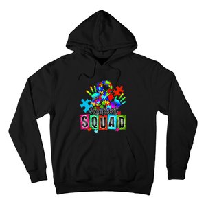 Autism Awareness Month Ribbon Support Squad Hoodie