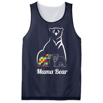 Autism Awareness Mama Bear Mom Autistic Child Mesh Reversible Basketball Jersey Tank