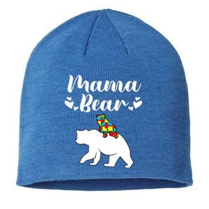 Autism Awareness Mama Bear Proud Autistic Mom Love Cute Cute Gift Sustainable Beanie