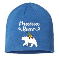 Autism Awareness Mama Bear Proud Autistic Mom Love Cute Cute Gift Sustainable Beanie