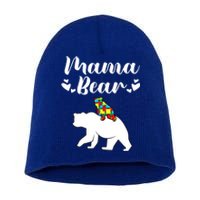 Autism Awareness Mama Bear Proud Autistic Mom Love Cute Cute Gift Short Acrylic Beanie