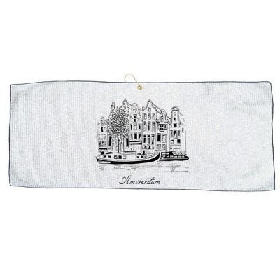 Amsterdam Large Microfiber Waffle Golf Towel