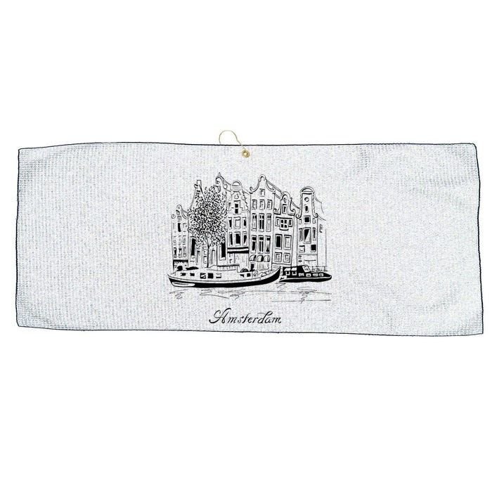 Amsterdam Large Microfiber Waffle Golf Towel