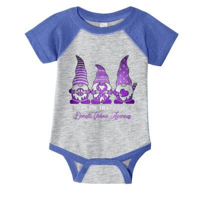 AlzheimerS Awareness Month Ribbon Gnomies Design Cool Gift Infant Baby Jersey Bodysuit