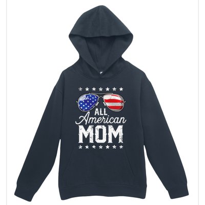 All American Mom 4th of July Mother's Day Sunglasses Family Urban Pullover Hoodie