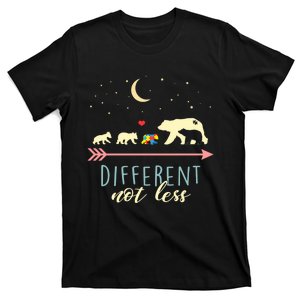 Autism Awareness Mama Bear Different Not Less T-Shirt