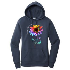 Autism Awareness Mom Choose Kind Autism Funny Gift Women's Pullover Hoodie