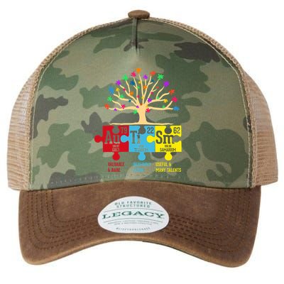 Autism Awareness Month Table Of Elements Legacy Tie Dye Trucker Hat