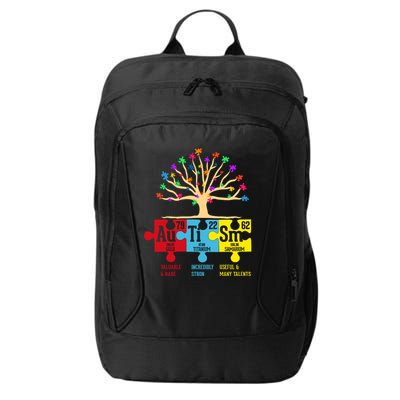 Autism Awareness Month Table Of Elements City Backpack