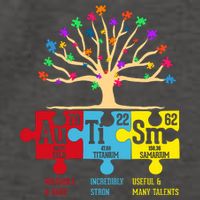 Autism Awareness Month Table Of Elements Vector Backpack