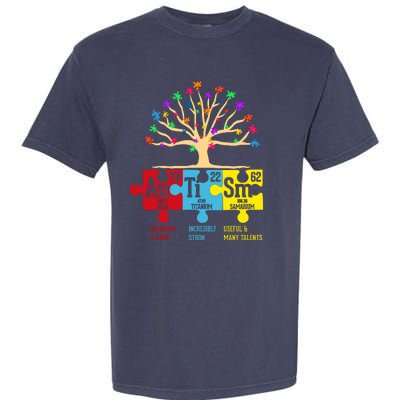 Autism Awareness Month Table Of Elements Garment-Dyed Heavyweight T-Shirt