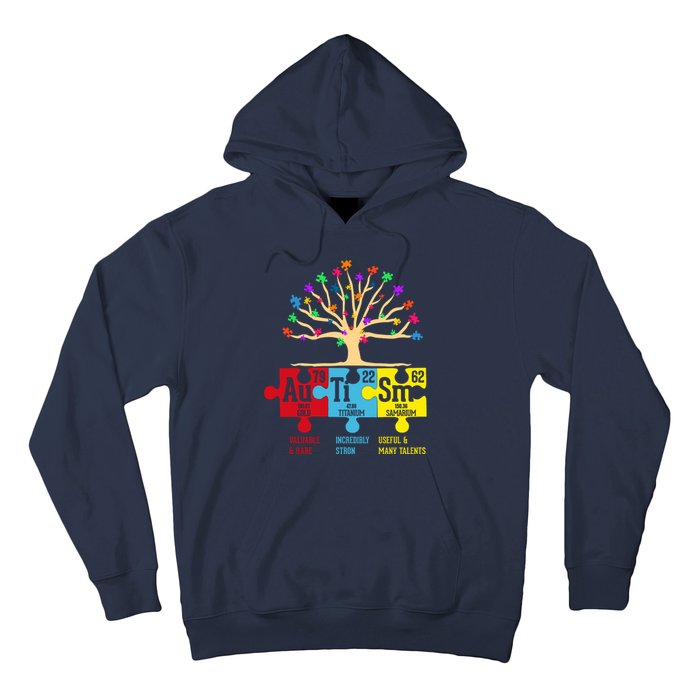 Autism Awareness Month Table Of Elements Hoodie