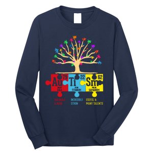 Autism Awareness Month Table Of Elements Long Sleeve Shirt