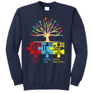 Autism Awareness Month Table Of Elements Sweatshirt