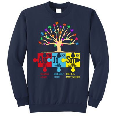 Autism Awareness Month Table Of Elements Sweatshirt