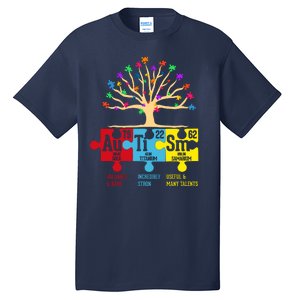 Autism Awareness Month Table Of Elements Tall T-Shirt