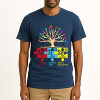 Autism Awareness Month Table Of Elements Tall T-Shirt