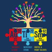 Autism Awareness Month Table Of Elements Drawstring Bag