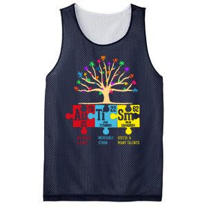 Autism Awareness Month Table Of Elements Mesh Reversible Basketball Jersey Tank