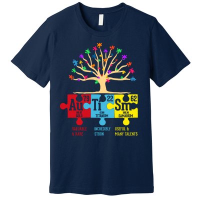 Autism Awareness Month Table Of Elements Premium T-Shirt