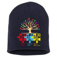 Autism Awareness Month Table Of Elements Short Acrylic Beanie