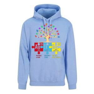 Autism Awareness Month Table Of Elements Unisex Surf Hoodie