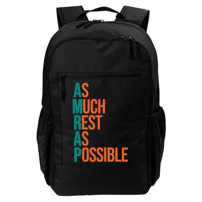 AMRAP As Much Rest As Possible Funny Backpack