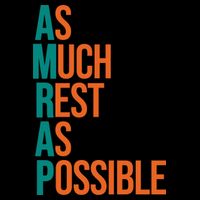 AMRAP As Much Rest As Possible Funny Backpack