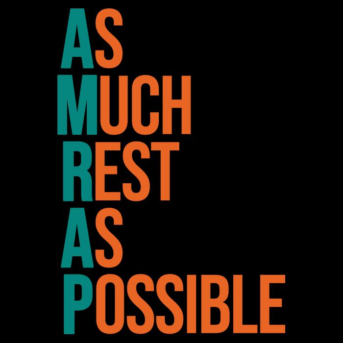 AMRAP As Much Rest As Possible Funny 7-Panel Snapback Hat