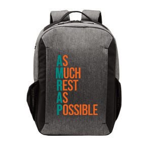 AMRAP As Much Rest As Possible Funny Vector Backpack