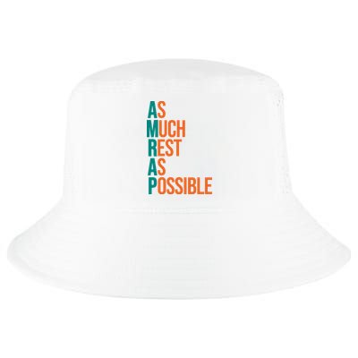 AMRAP As Much Rest As Possible Funny Cool Comfort Performance Bucket Hat