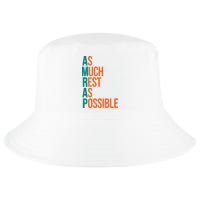 AMRAP As Much Rest As Possible Funny Cool Comfort Performance Bucket Hat