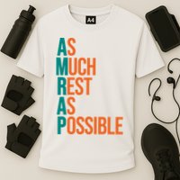 AMRAP As Much Rest As Possible Funny Performance Shirt