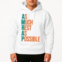 AMRAP As Much Rest As Possible Funny Hoodie