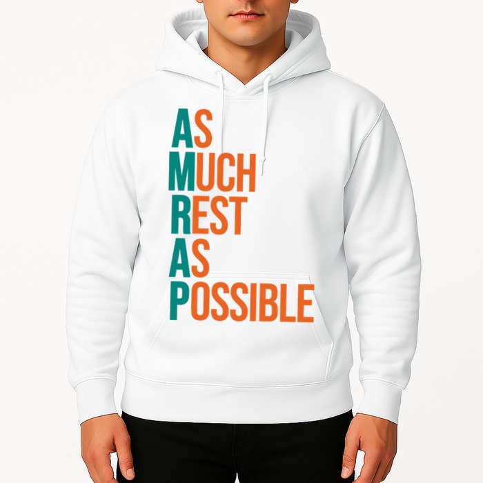 AMRAP As Much Rest As Possible Funny Hoodie