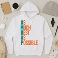 AMRAP As Much Rest As Possible Funny Hoodie