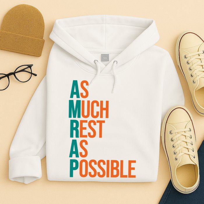 AMRAP As Much Rest As Possible Funny Hoodie