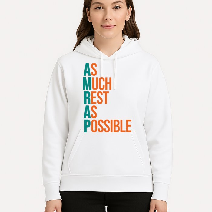 AMRAP As Much Rest As Possible Funny Hoodie